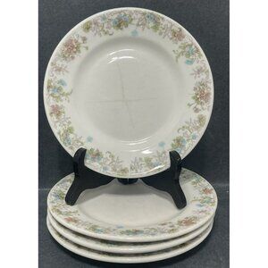 Scammell Lamberton Floral Hartford Transferware Plate 6.5 Inch Vintage Set Of 4